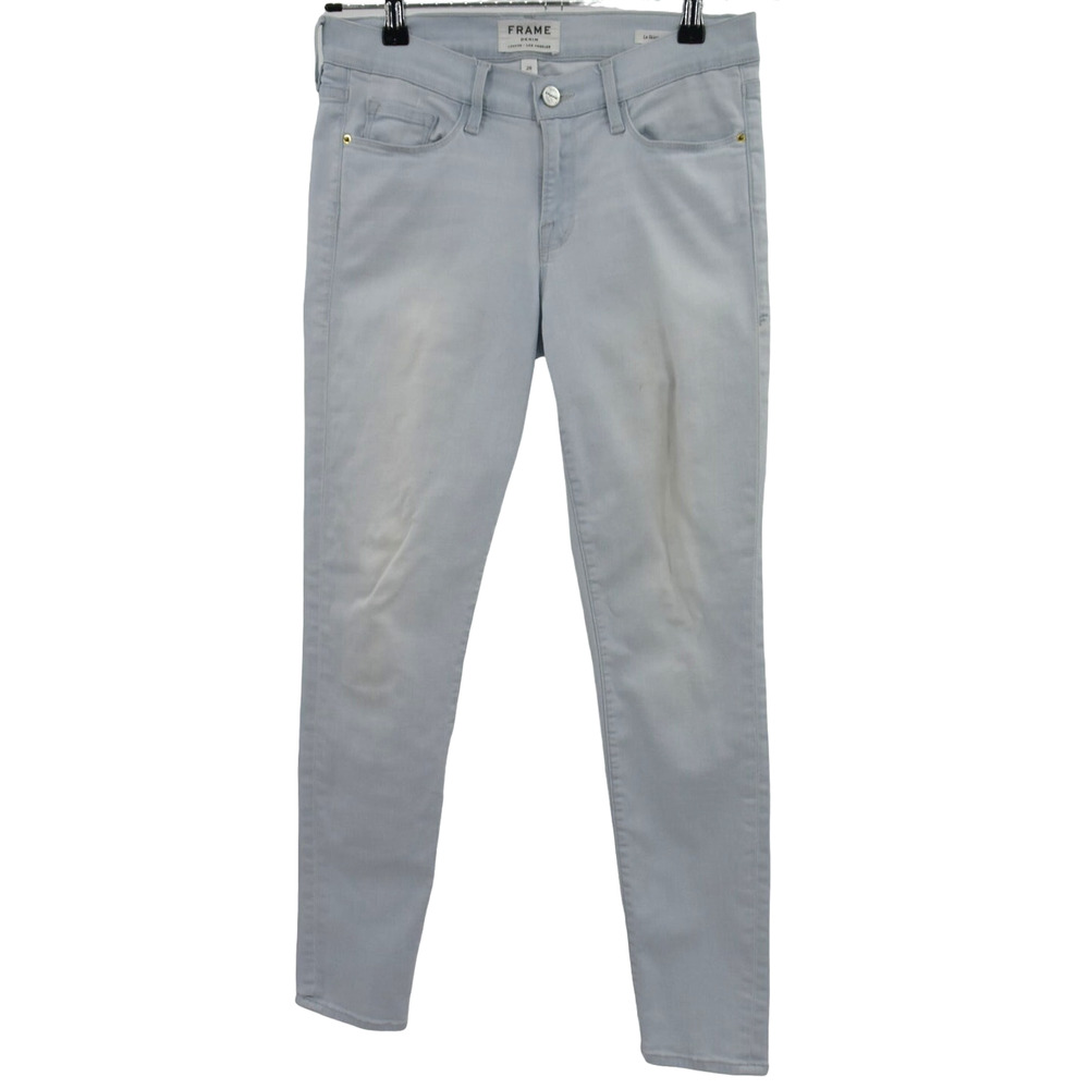 FRAME Womens Doheny Light Wash Le Skinny Jeans Size 29